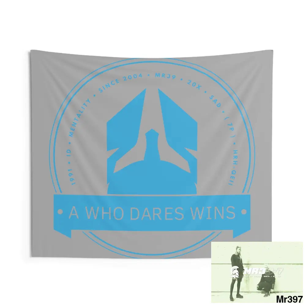 A1 Who Dares Wins Indoor Wall Tapestries 60’’ × 50’’ Home Decor