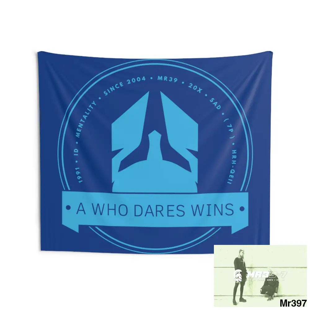 A1 Who Dares Wins Indoor Wall Tapestries 80’’ × 68’’ Home Decor
