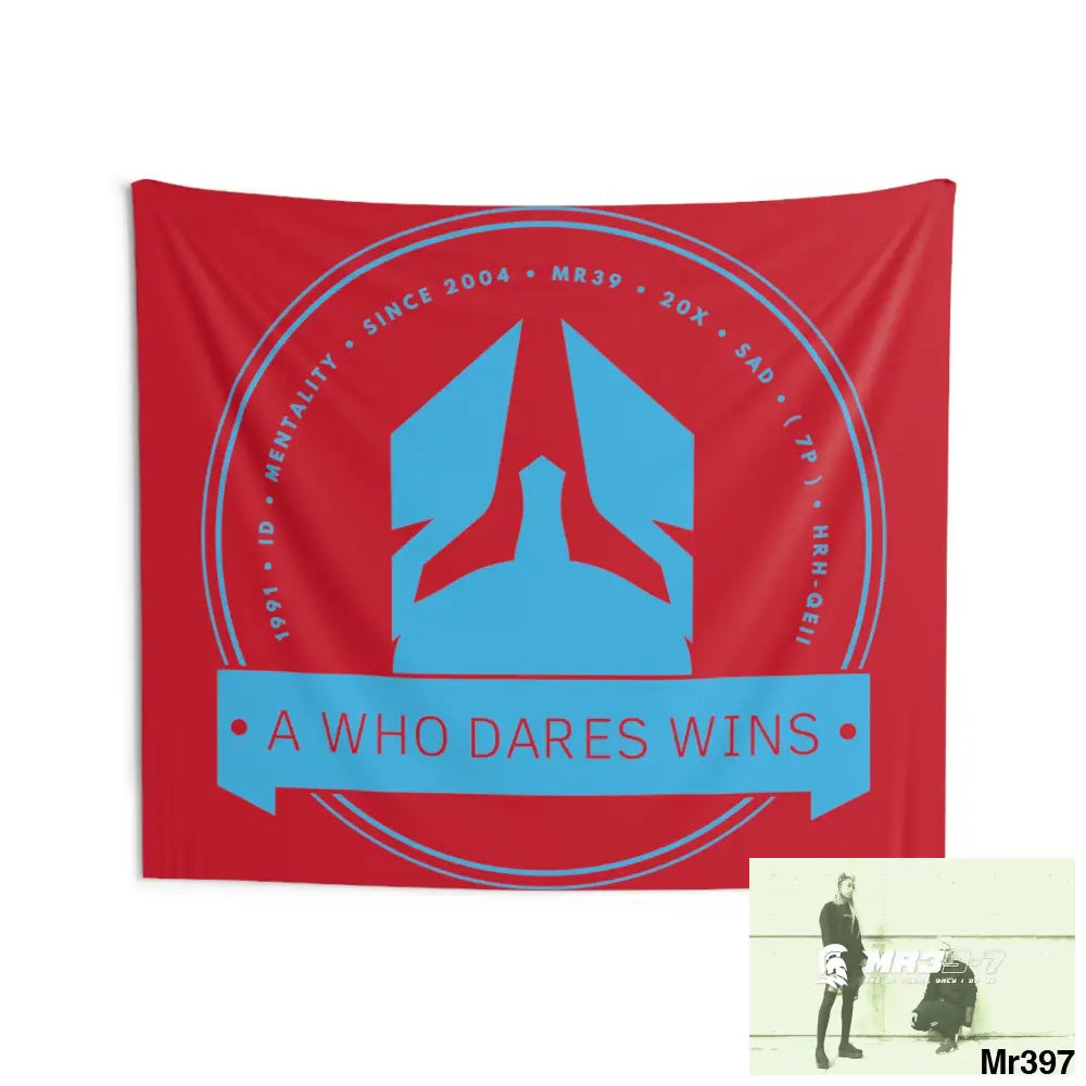 A1 Who Dares Wins Indoor Wall Tapestries 80’’ × 68’’ Home Decor