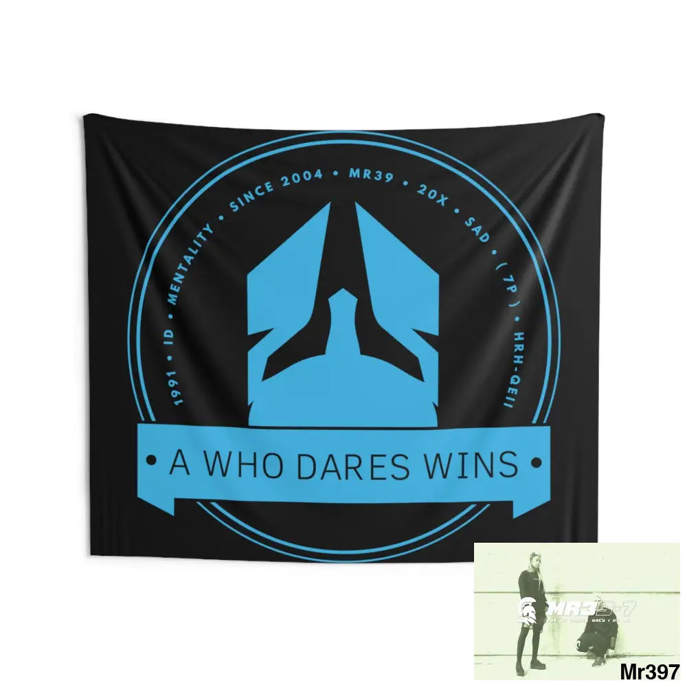A1 Who Dares Wins Indoor Wall Tapestries 80’’ × 68’’ Home Decor