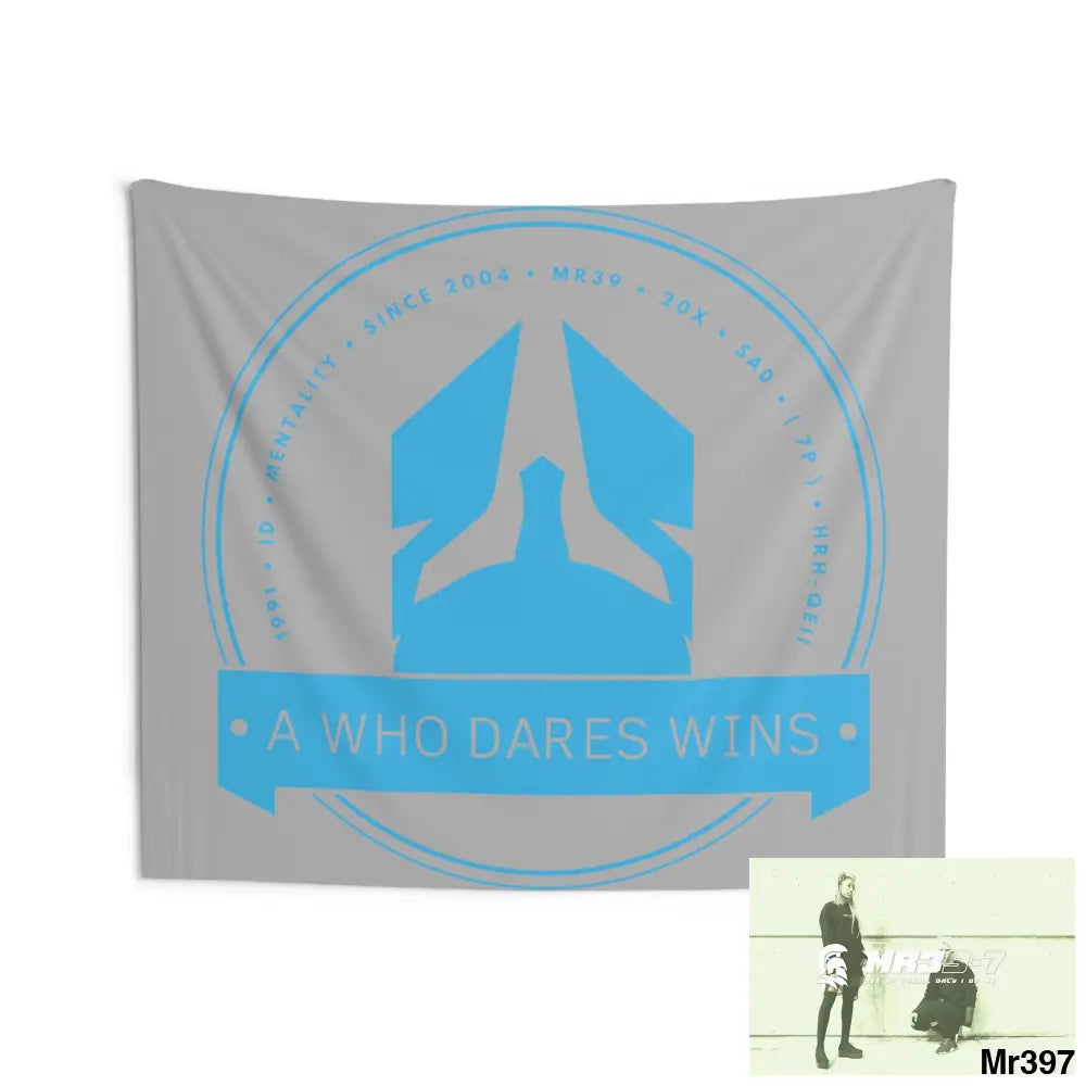 A1 Who Dares Wins Indoor Wall Tapestries 80’’ × 68’’ Home Decor