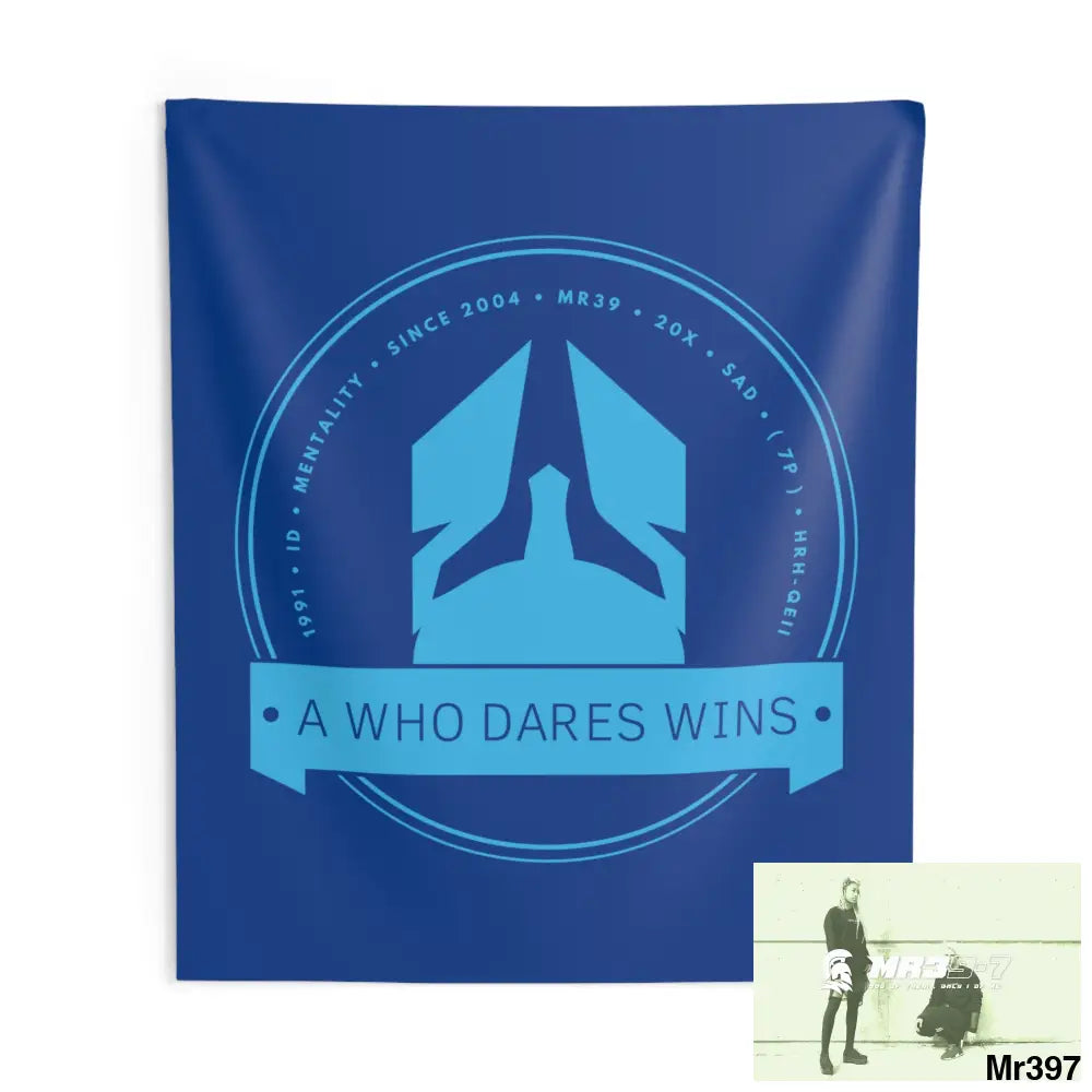 A1 Who Dares Wins Indoor Wall Tapestries 88’’ × 104’’ Home Decor