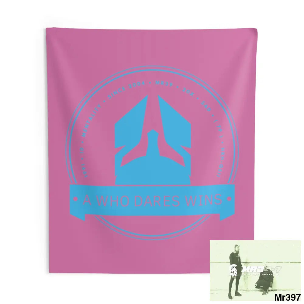 A1 Who Dares Wins Indoor Wall Tapestries 88’’ × 104’’ Home Decor