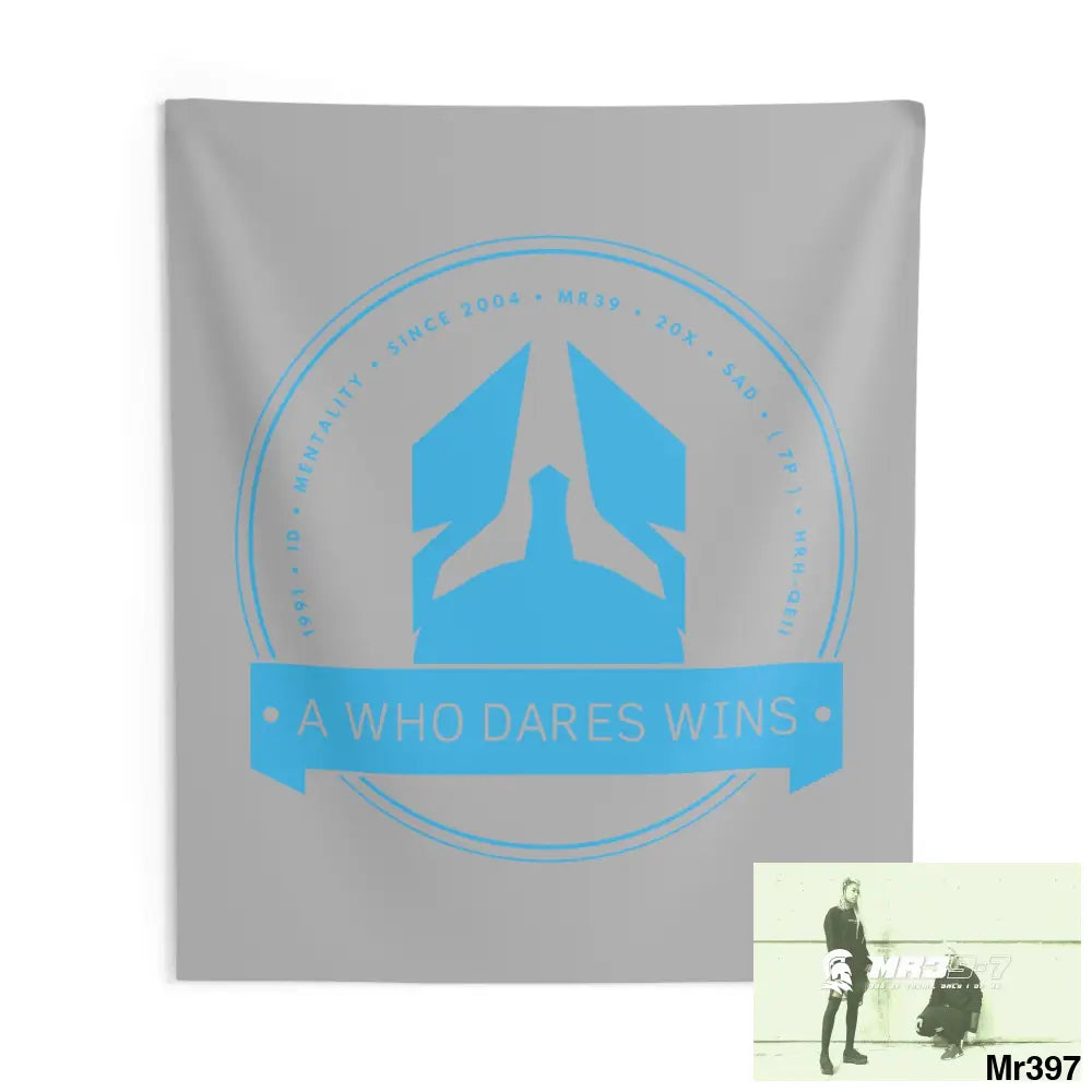 A1 Who Dares Wins Indoor Wall Tapestries 88’’ × 104’’ Home Decor