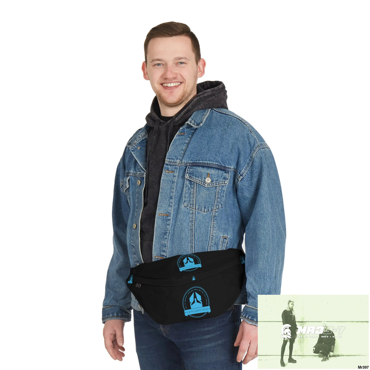 A1- Who Dares Wins Large Fanny Pack 8’’ × 9’’ × 4’’ Bags