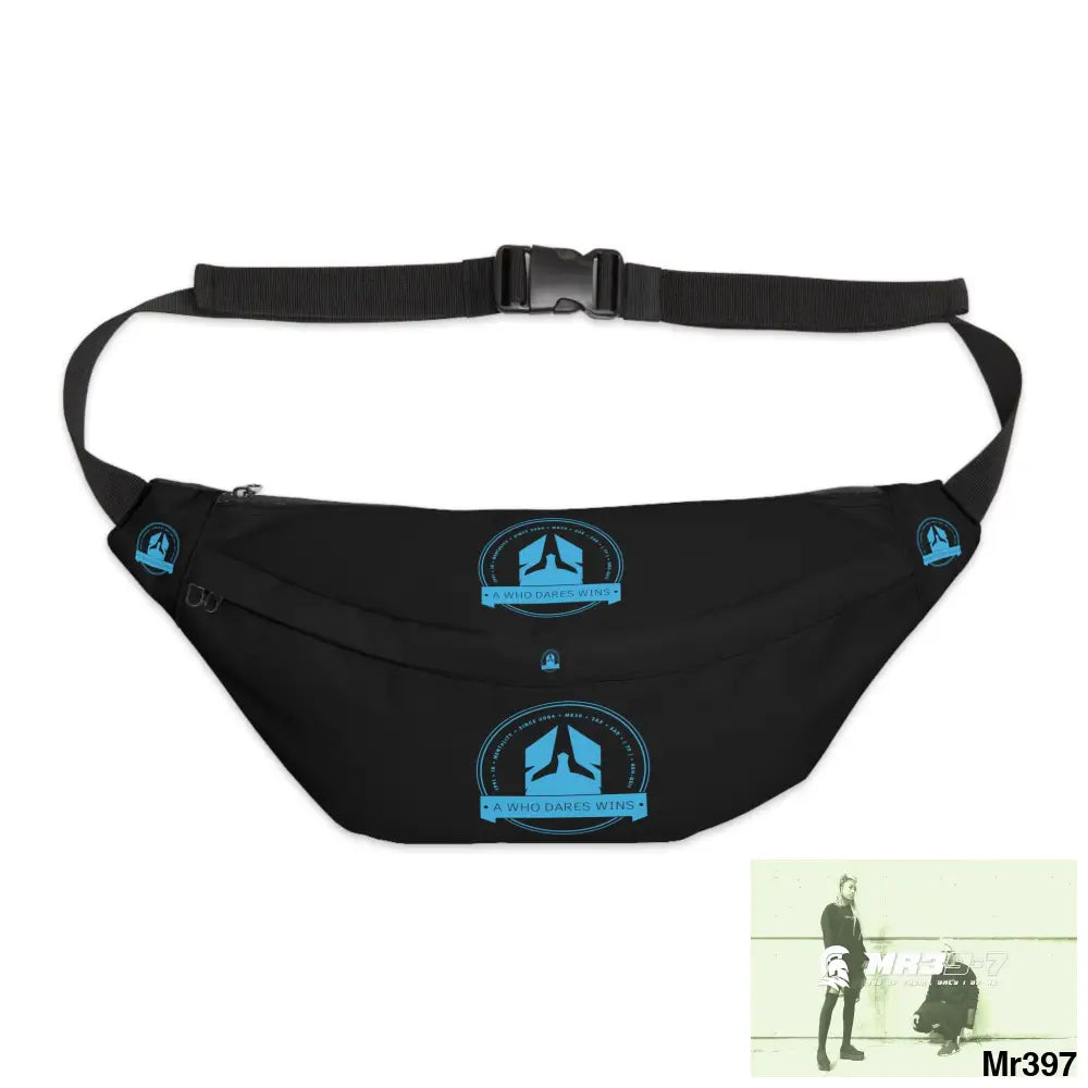 A1- Who Dares Wins Large Fanny Pack 8’’ × 9’’ × 4’’ Bags