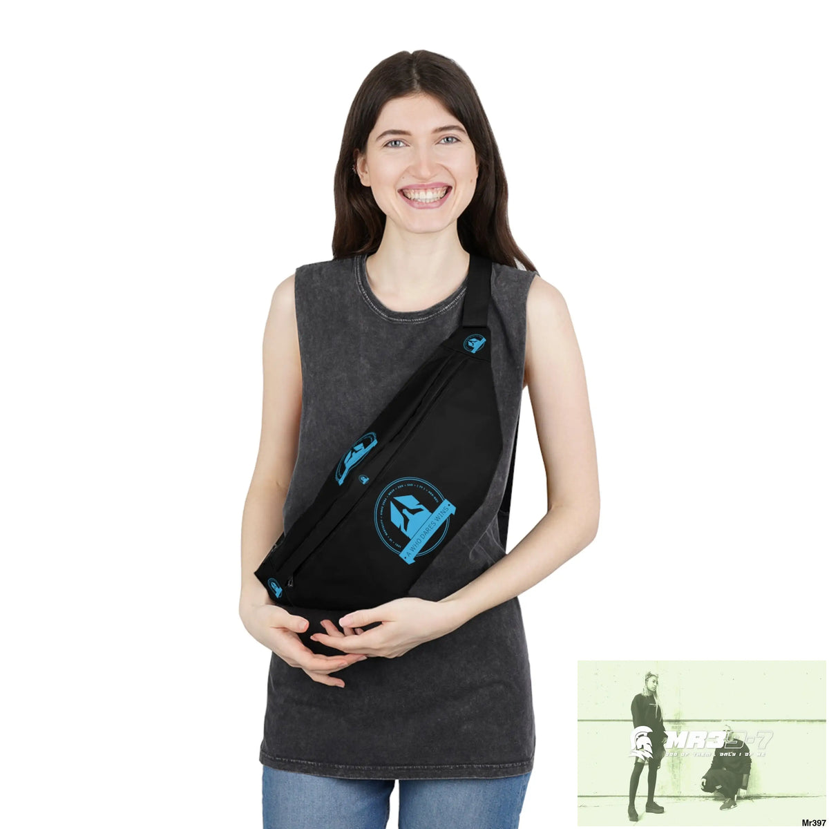 A1- Who Dares Wins Large Fanny Pack 8’’ × 9’’ × 4’’ Bags