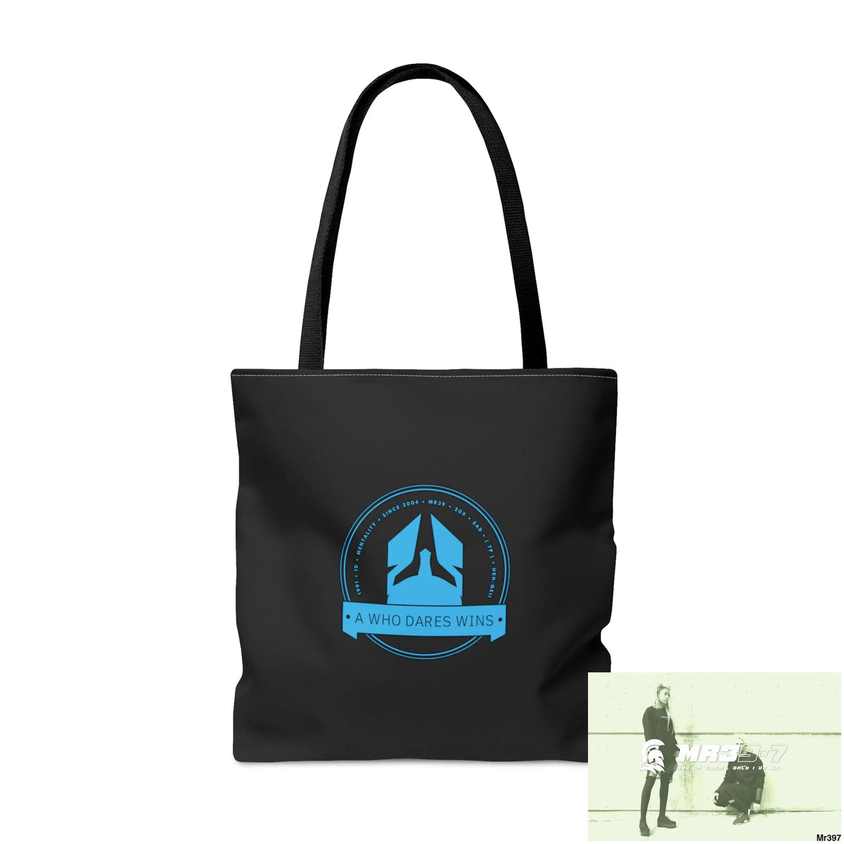 A1-Who Dares Wins Melting Headphones Tote Bag (AOP) Bags