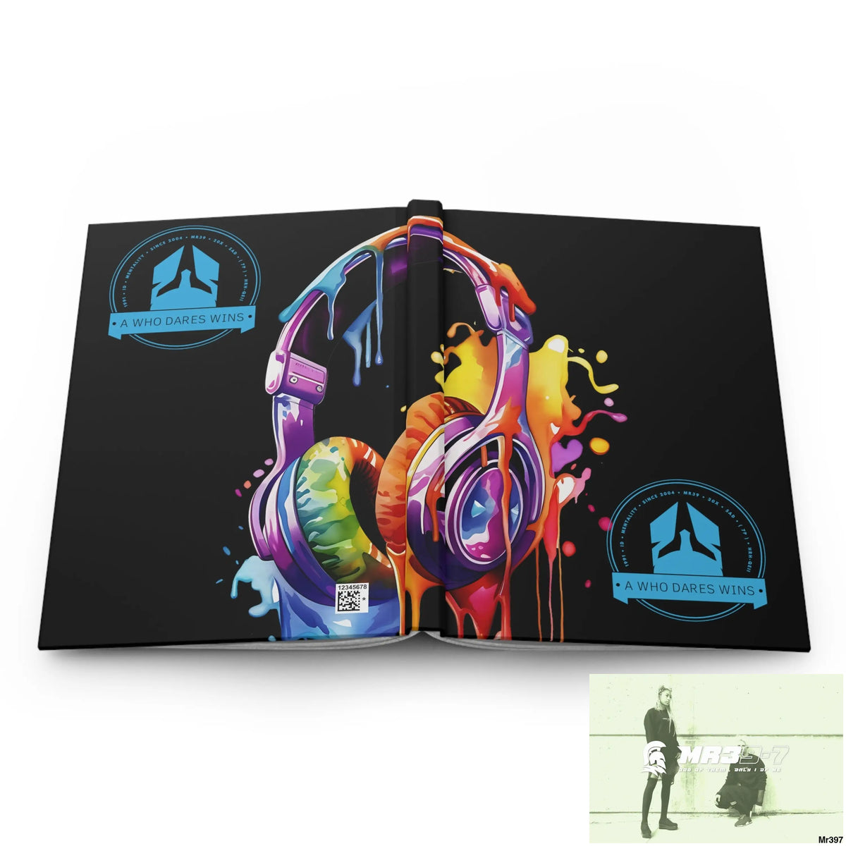 A1-Who Dares Wins Melting Headset Hardcover Journal Matte Journal Paper products