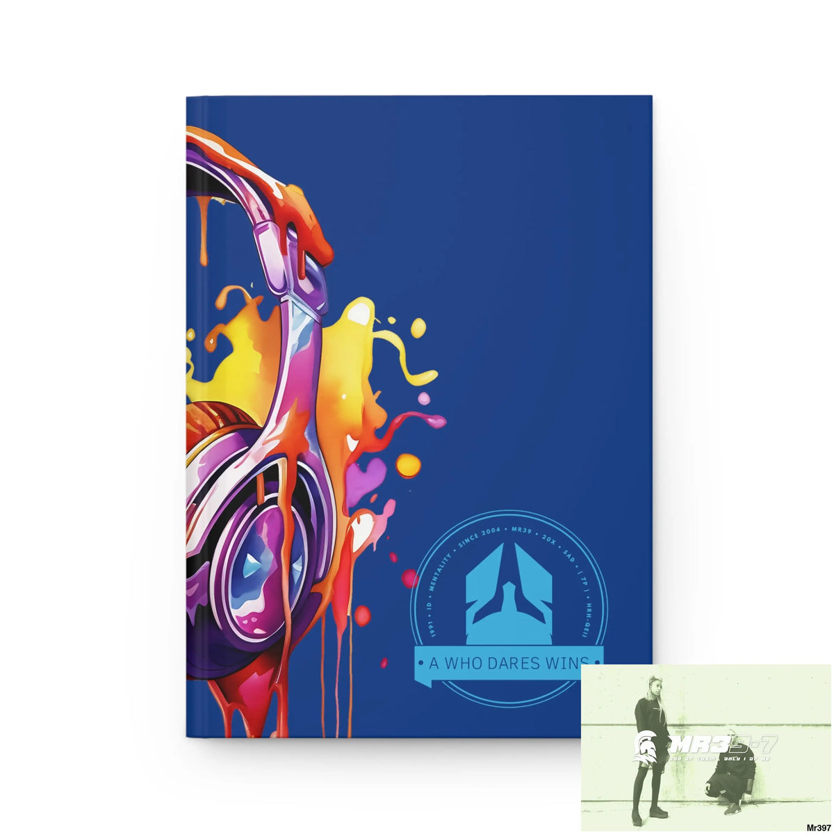 A1-Who Dares Wins Melting Headset Hardcover Journal Matte Journal Paper products
