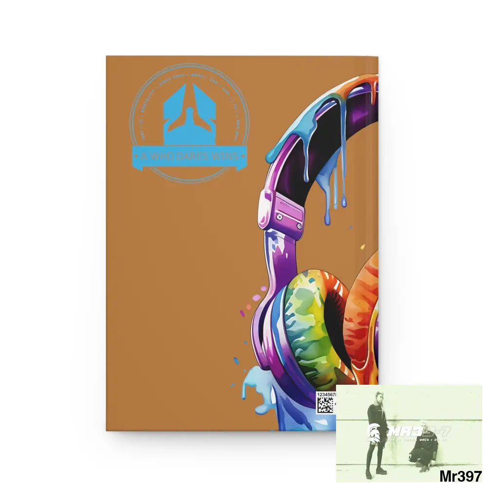 A1-Who Dares Wins Melting Headset Hardcover Journal Matte Journal Paper products