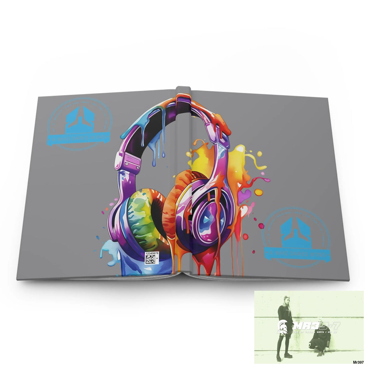 A1-Who Dares Wins Melting Headset Hardcover Journal Matte Journal Paper products