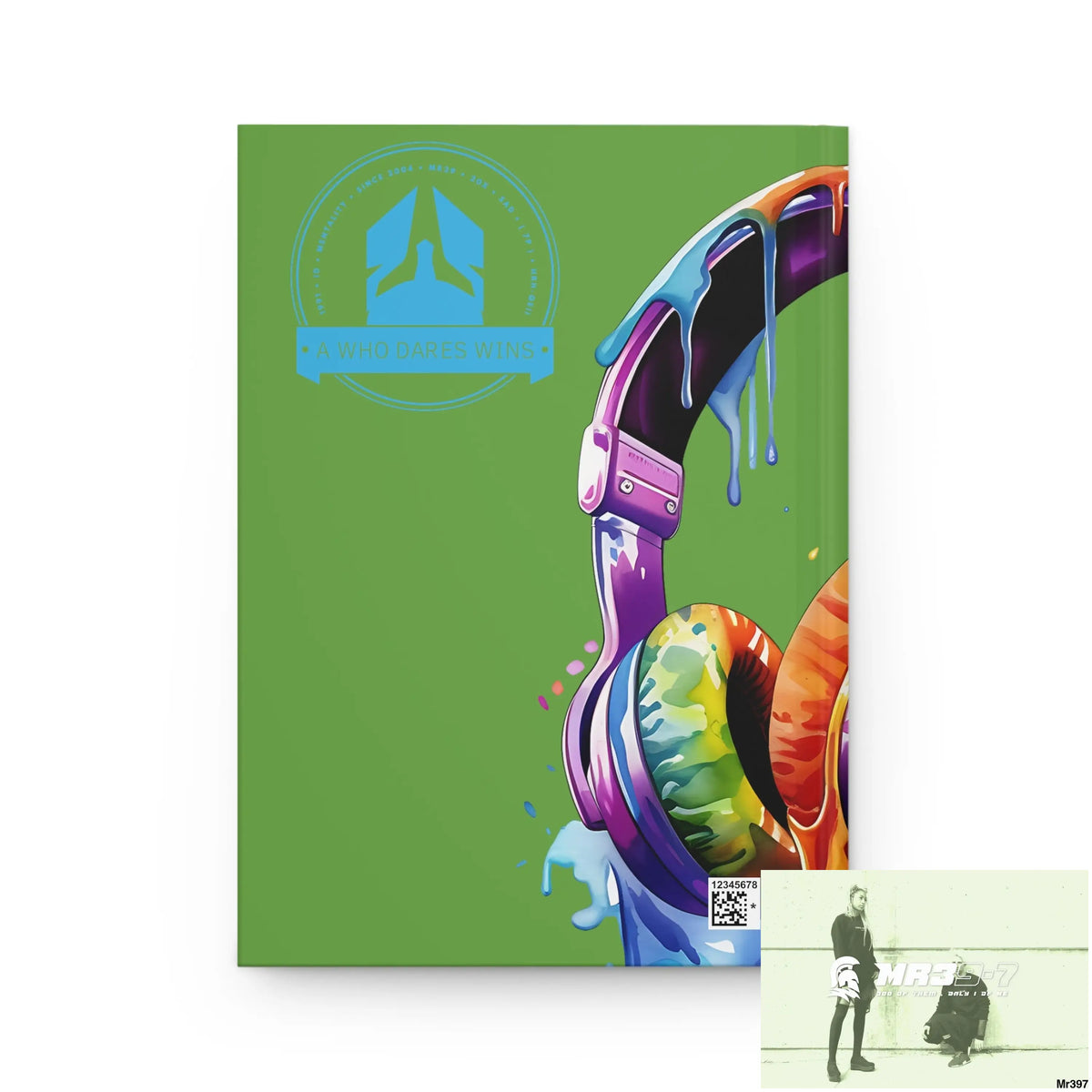 A1-Who Dares Wins Melting Headset Hardcover Journal Matte Journal Paper products