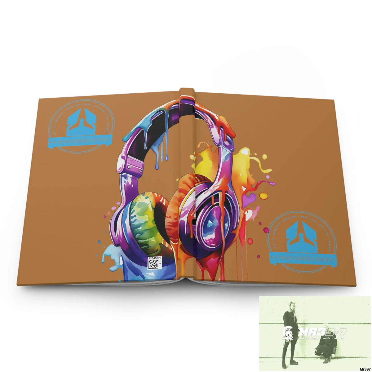 A1-Who Dares Wins Melting Headset Hardcover Journal Matte Journal Paper products