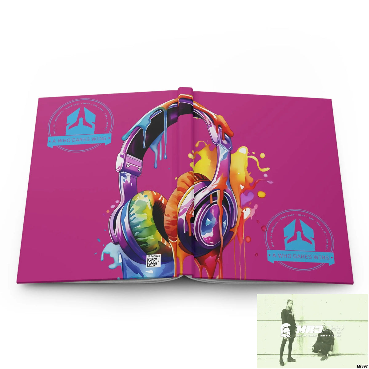 A1-Who Dares Wins Melting Headset Hardcover Journal Matte Journal Paper products