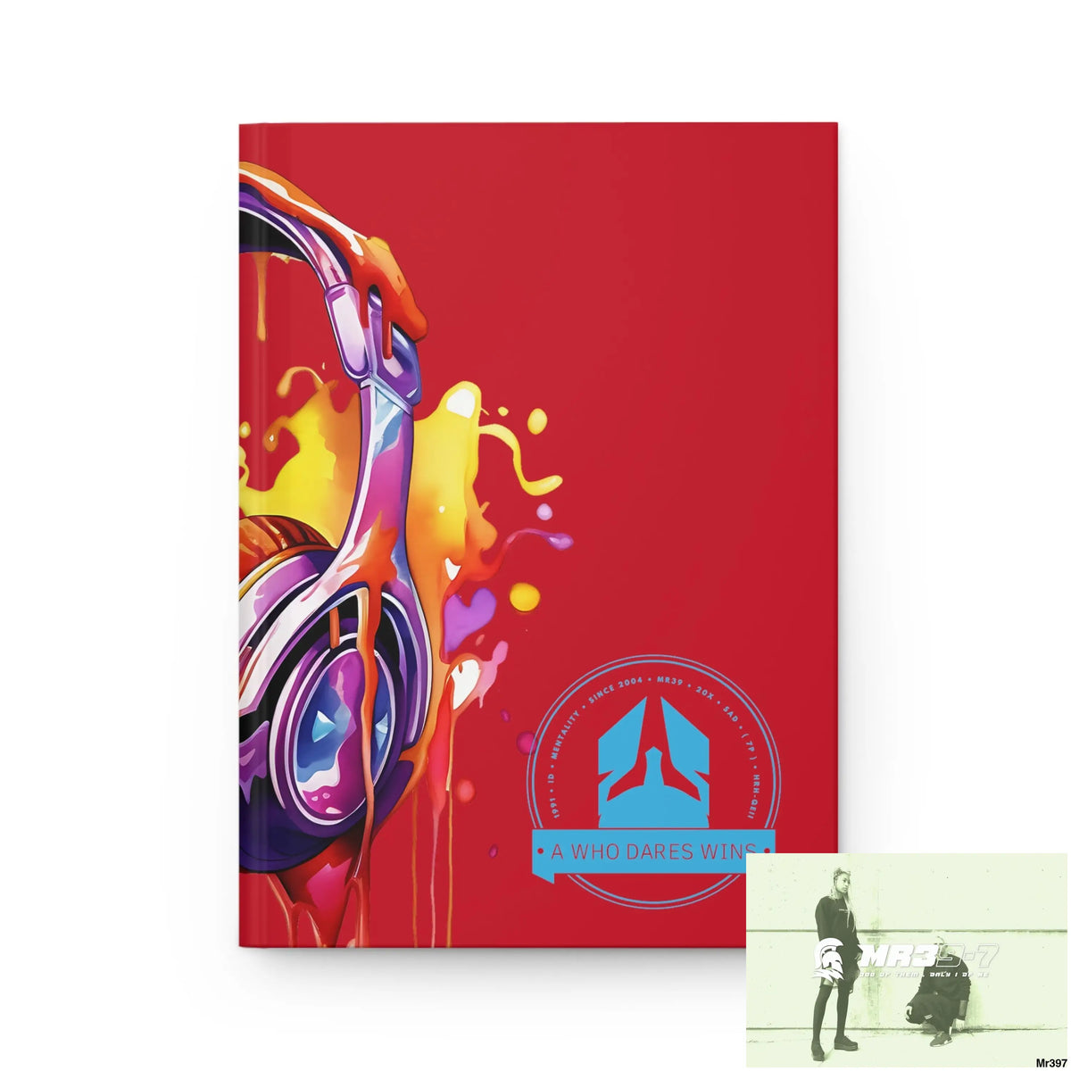 A1-Who Dares Wins Melting Headset Hardcover Journal Matte Journal Paper products