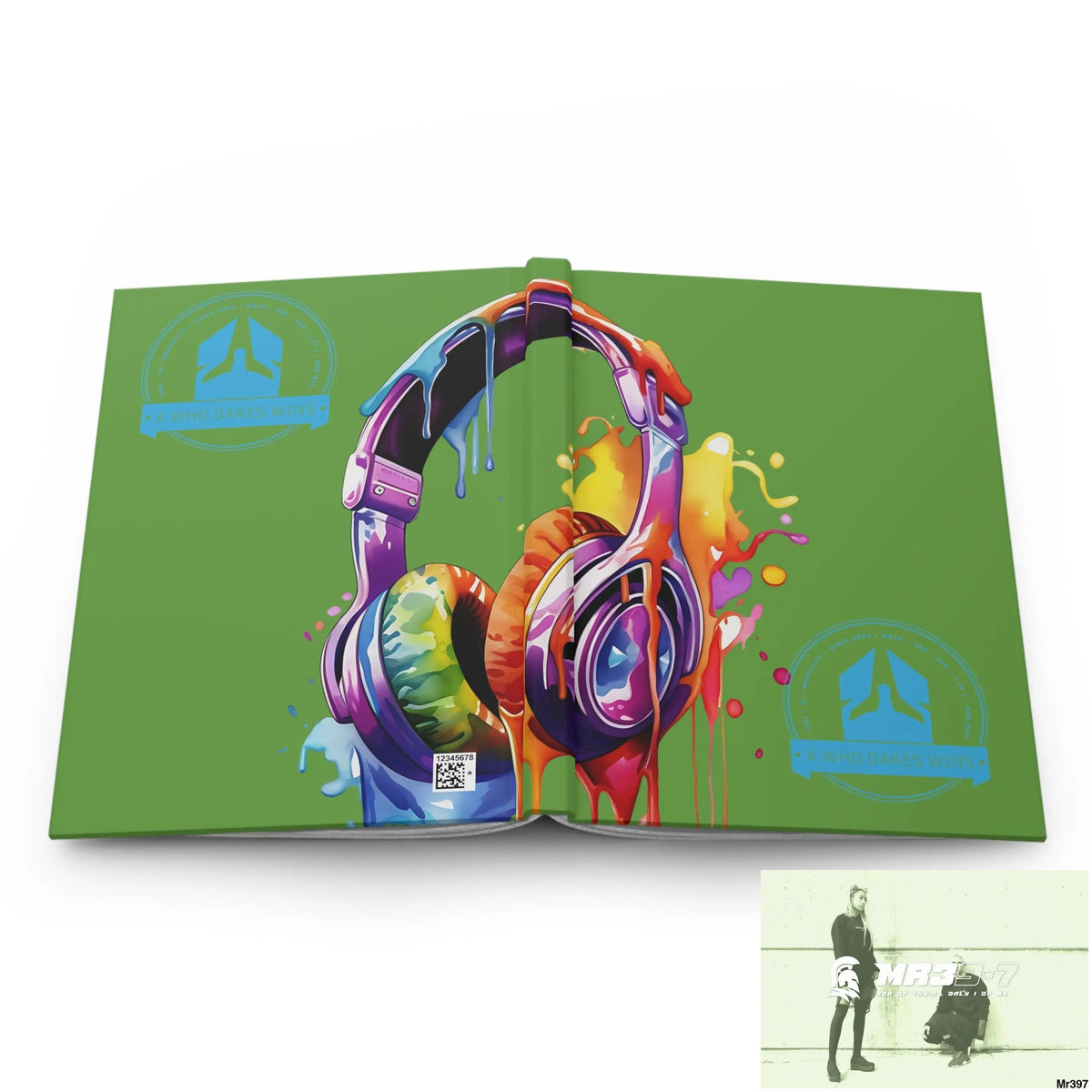 A1-Who Dares Wins Melting Headset Hardcover Journal Matte Journal Paper products