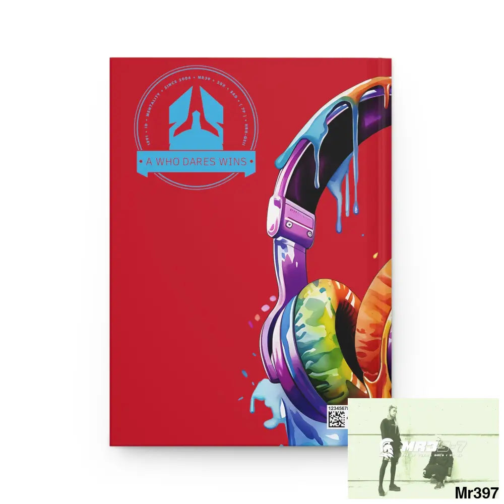 A1-Who Dares Wins Melting Headset Hardcover Journal Matte Journal Paper products