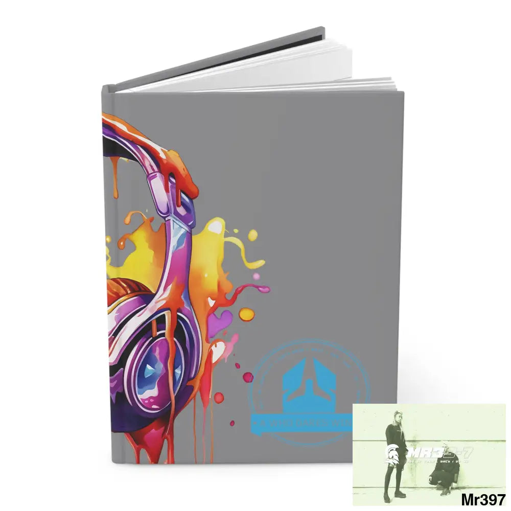 A1-Who Dares Wins Melting Headset Hardcover Journal Matte Journal Paper products
