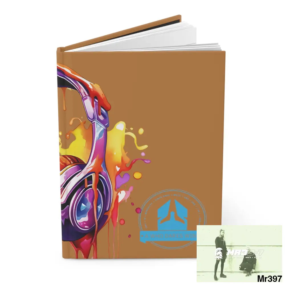 A1-Who Dares Wins Melting Headset Hardcover Journal Matte Journal Paper products