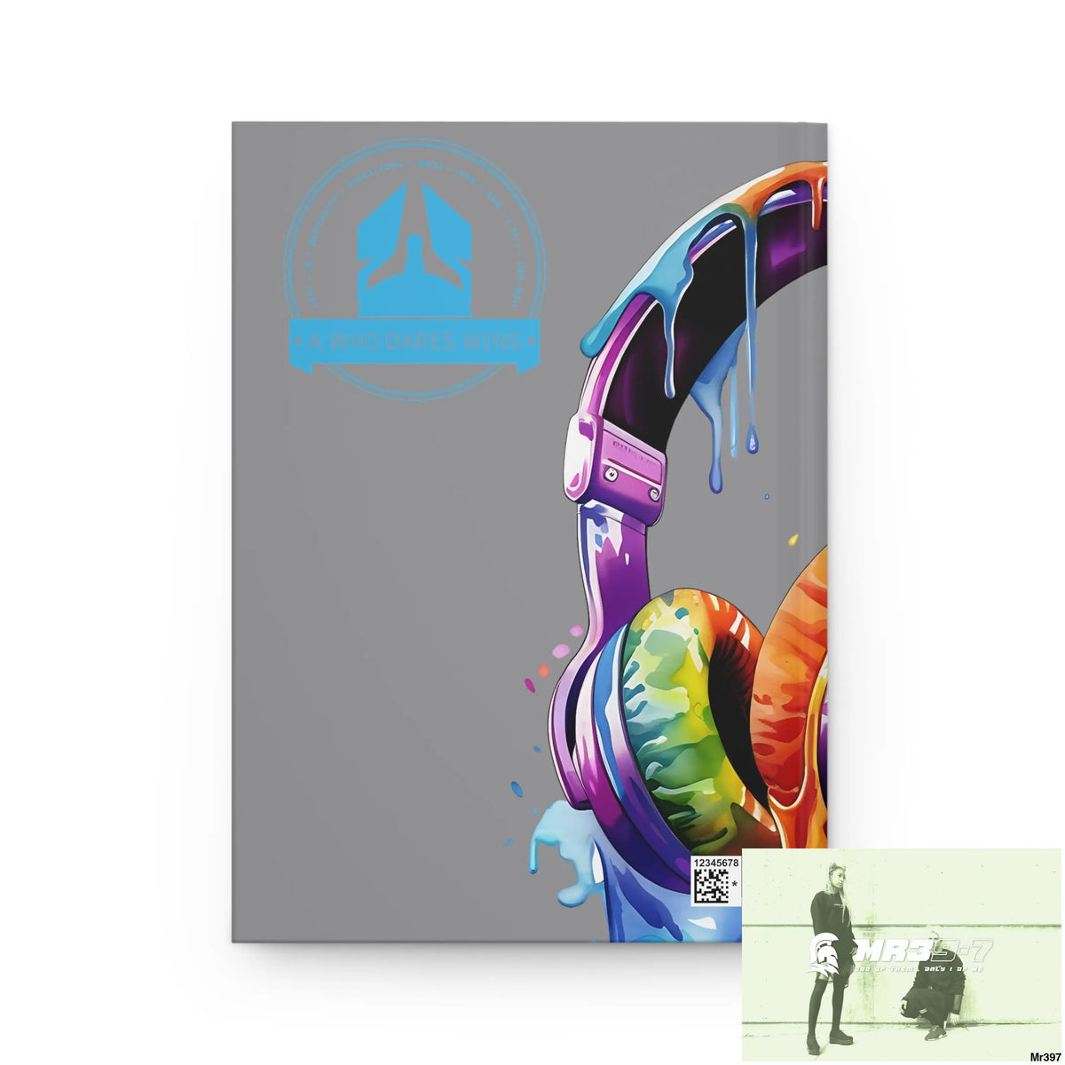 A1-Who Dares Wins Melting Headset Hardcover Journal Matte Journal Paper products
