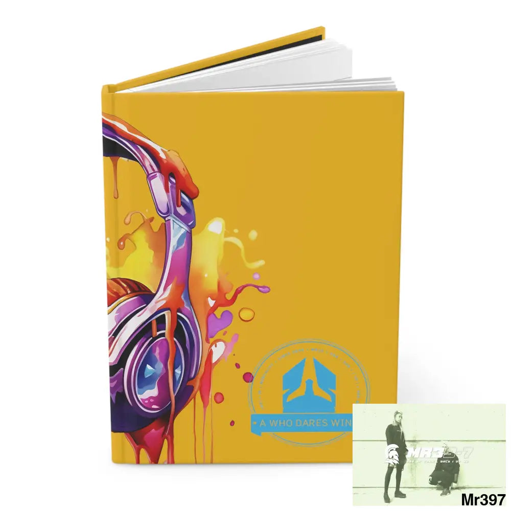 A1-Who Dares Wins Melting Headset Hardcover Journal Matte Journal Paper products