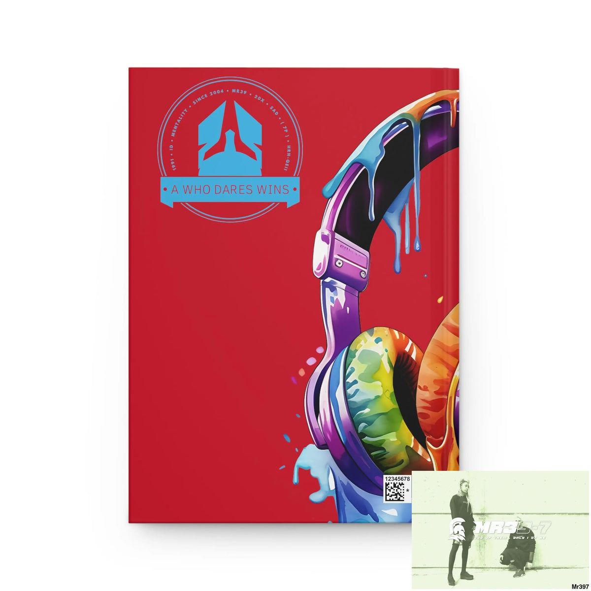 A1-Who Dares Wins Melting Headset Hardcover Journal Matte Journal Paper products