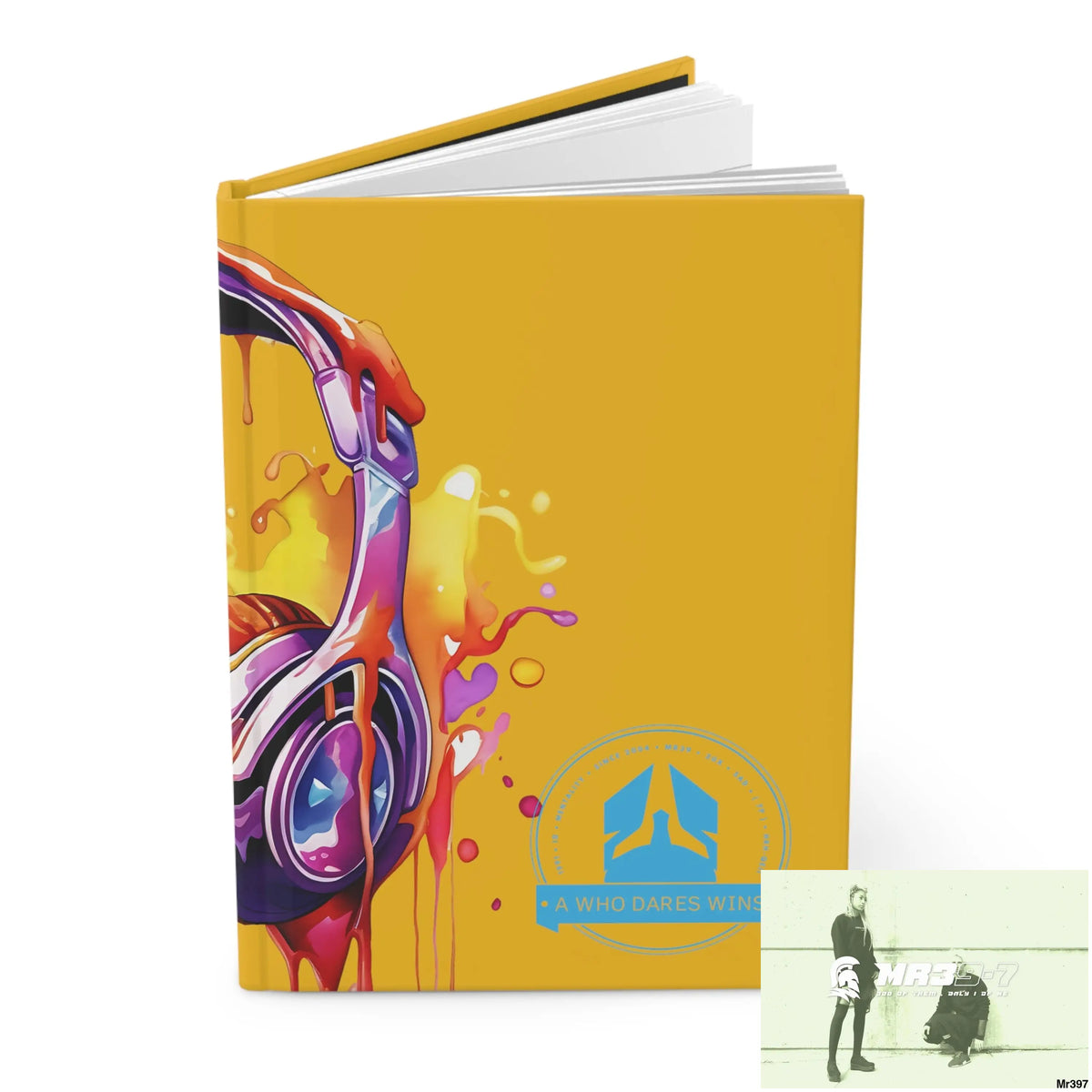 A1-Who Dares Wins Melting Headset Hardcover Journal Matte Journal Paper products