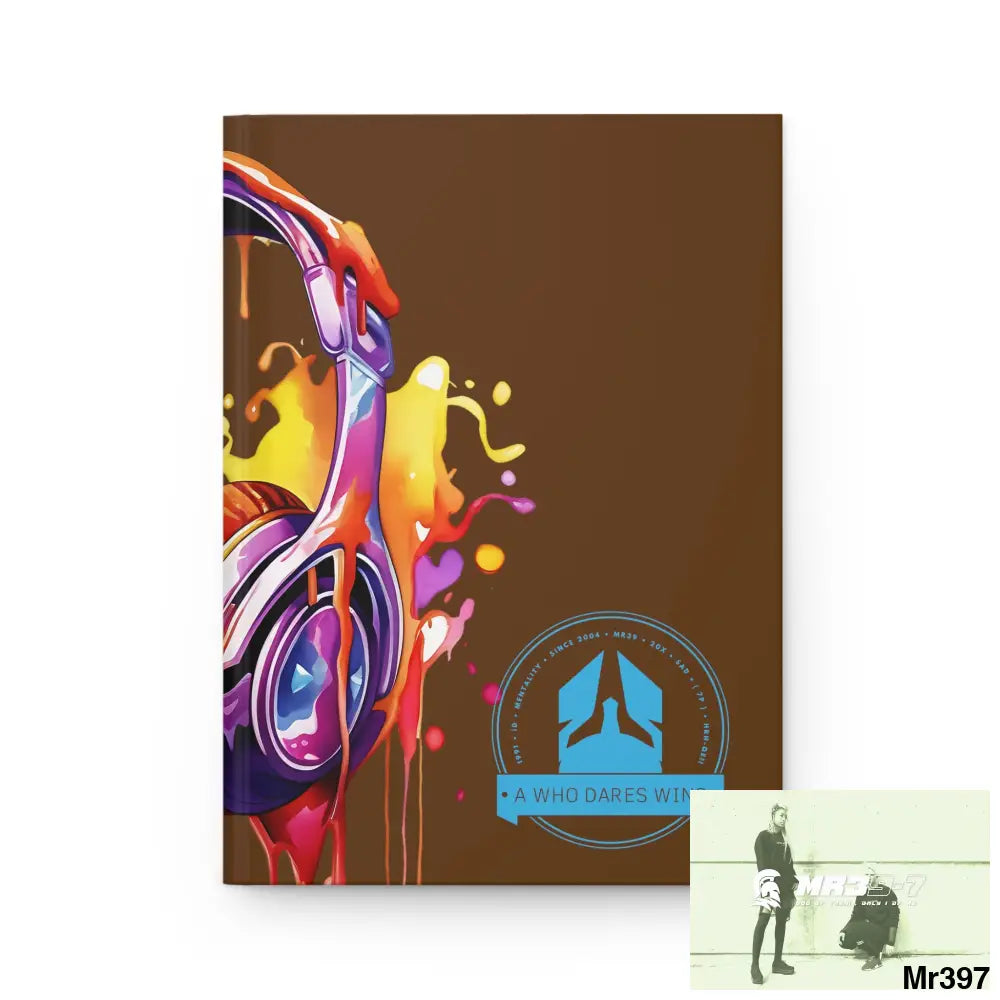 A1-Who Dares Wins Melting Headset Hardcover Journal Matte Journal Paper products