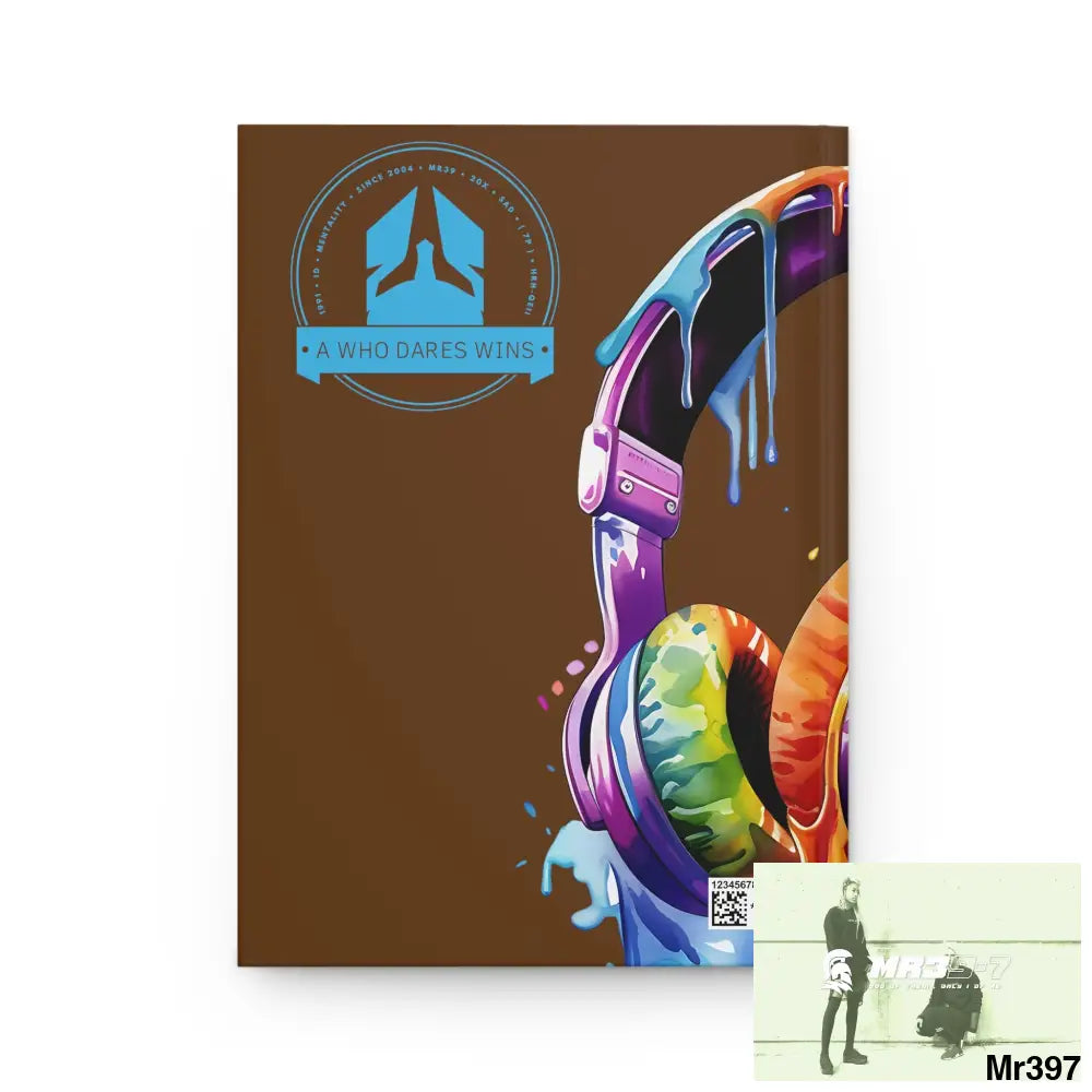 A1-Who Dares Wins Melting Headset Hardcover Journal Matte Journal Paper products