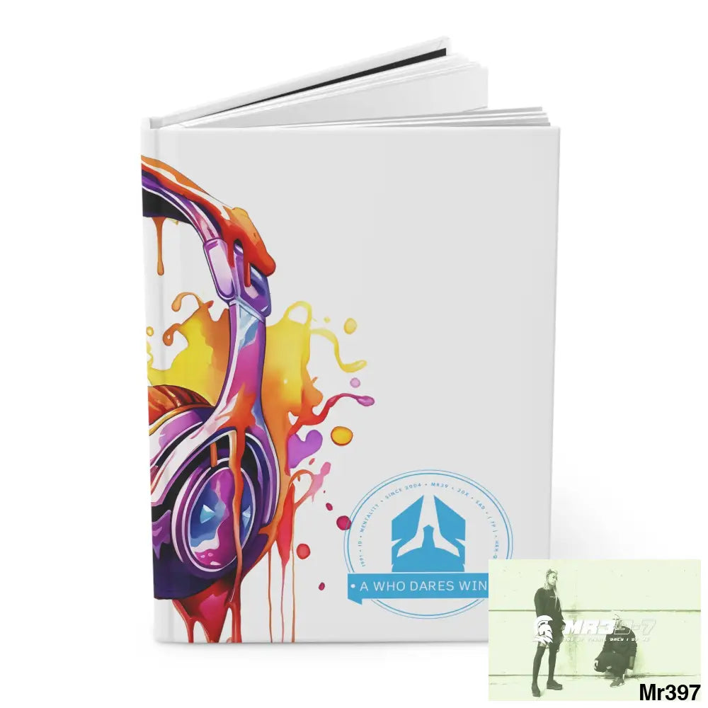 A1-Who Dares Wins Melting Headset Hardcover Journal Matte Journal Paper products
