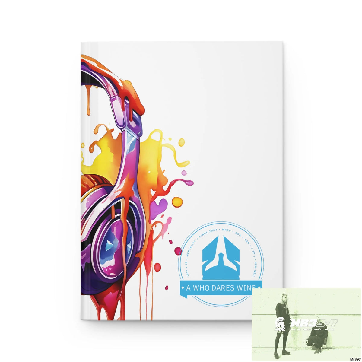 A1-Who Dares Wins Melting Headset Hardcover Journal Matte Journal Paper products
