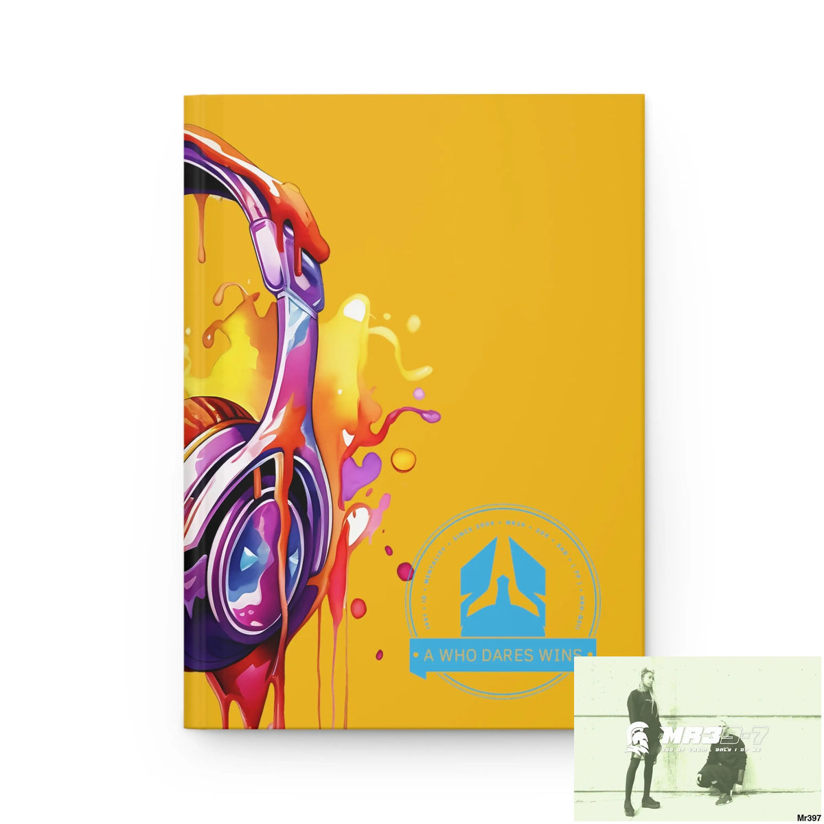 A1-Who Dares Wins Melting Headset Hardcover Journal Matte Journal Paper products