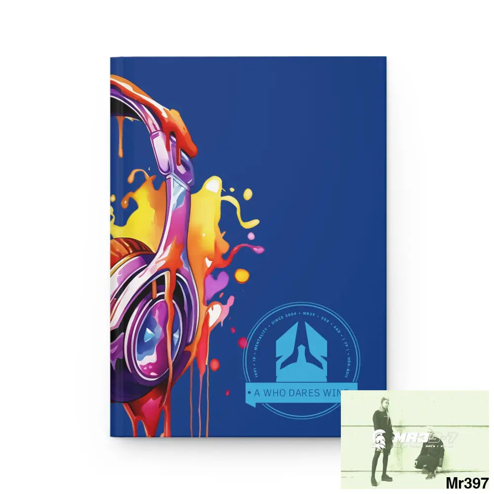 A1-Who Dares Wins Melting Headset Hardcover Journal Matte Journal Paper products