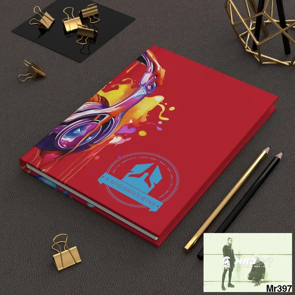 A1-Who Dares Wins Melting Headset Hardcover Journal Matte Journal Paper products