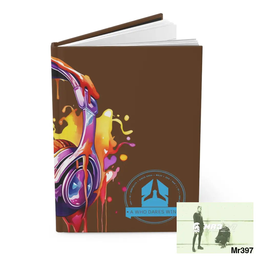 A1-Who Dares Wins Melting Headset Hardcover Journal Matte Journal Paper products