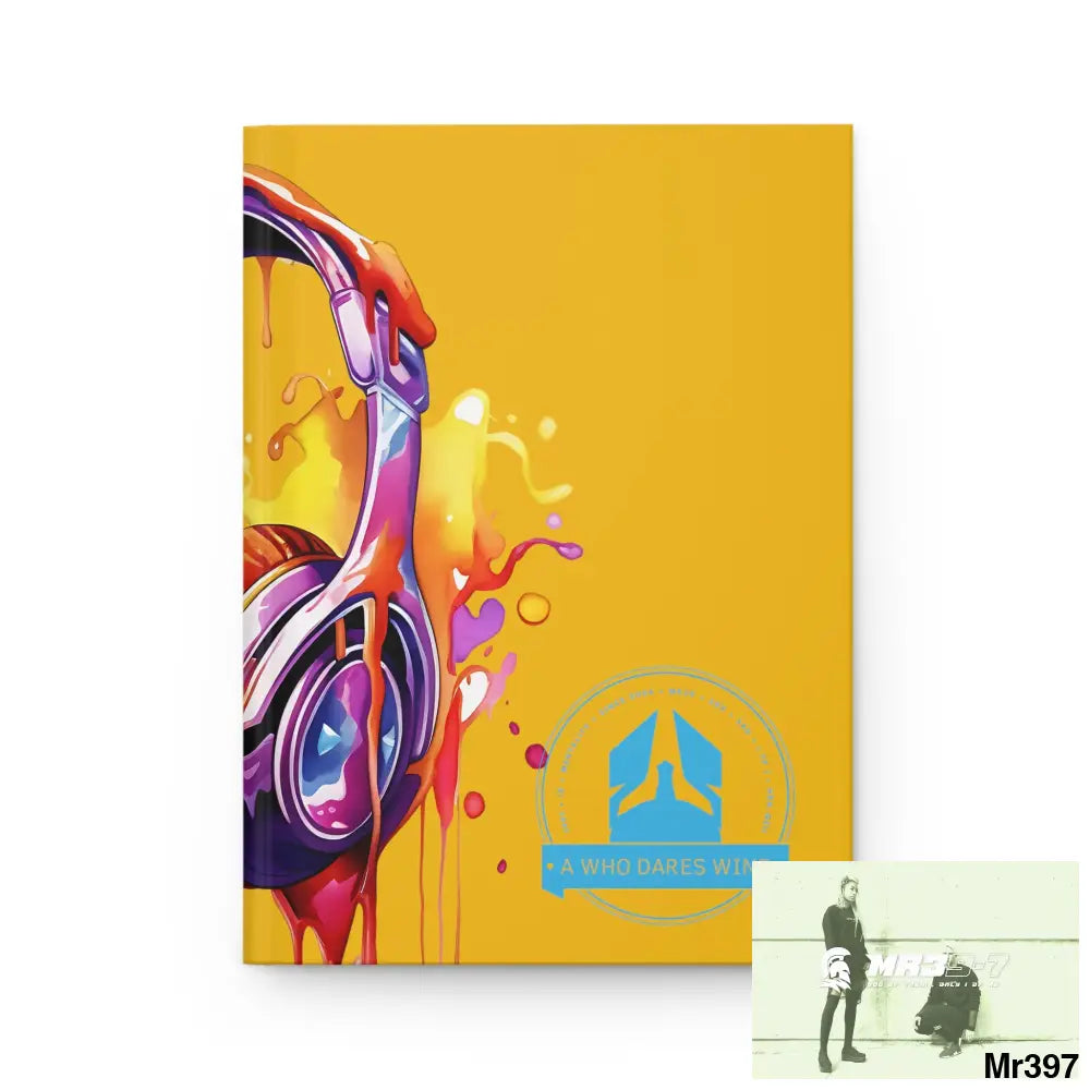 A1-Who Dares Wins Melting Headset Hardcover Journal Matte Journal Paper products