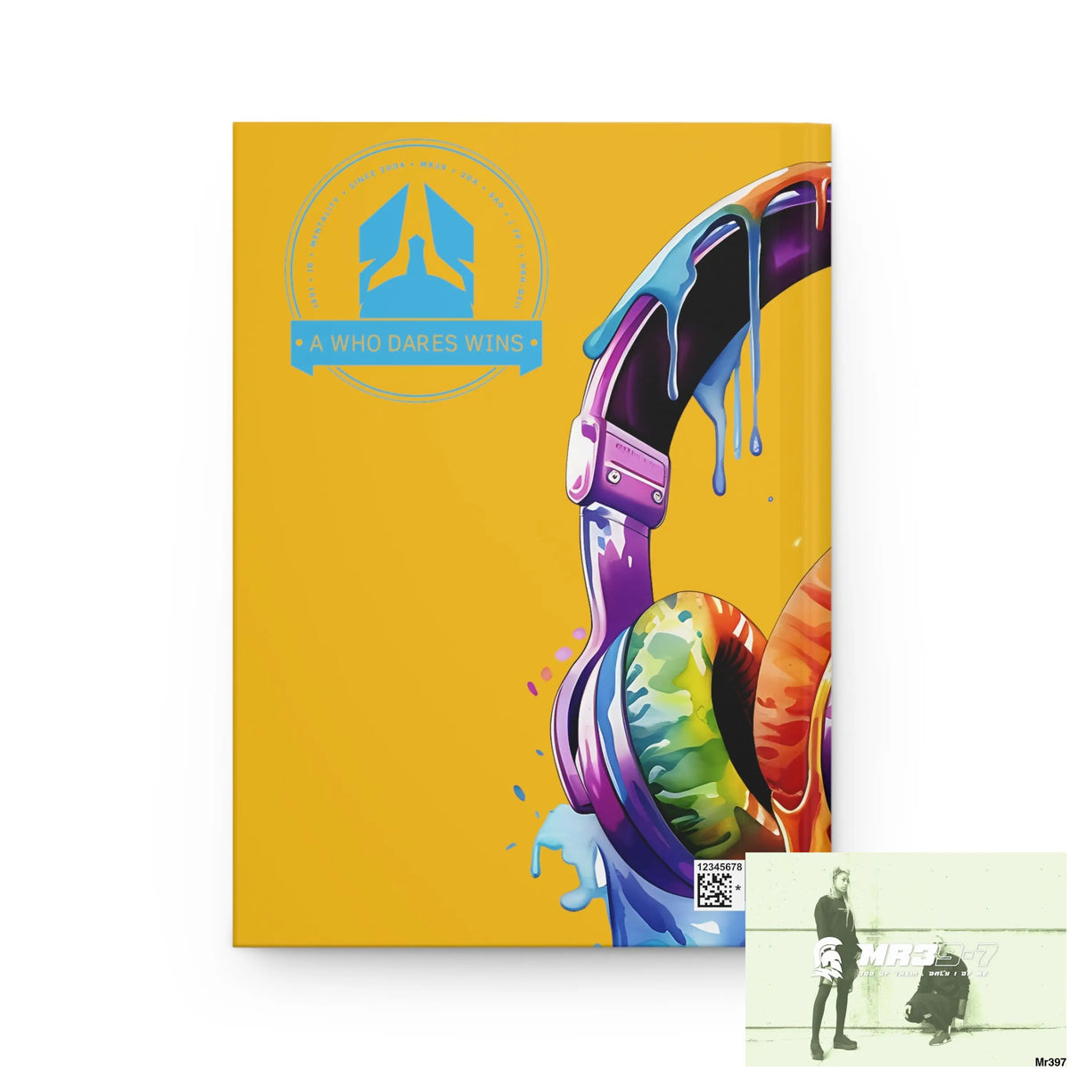 A1-Who Dares Wins Melting Headset Hardcover Journal Matte Journal Paper products