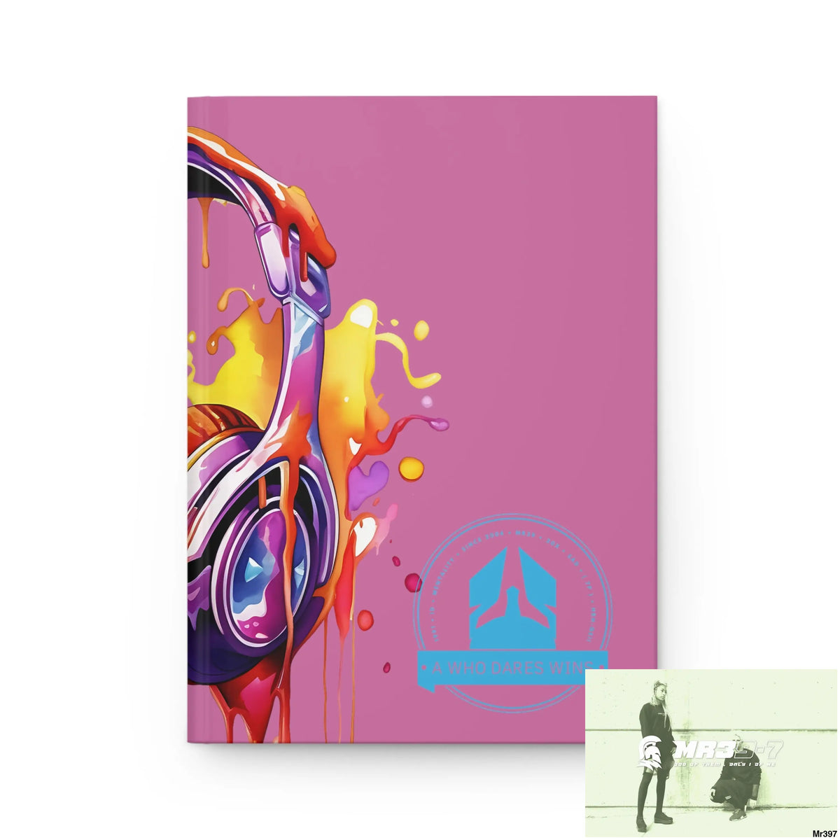 A1-Who Dares Wins Melting Headset Hardcover Journal Matte Journal Paper products