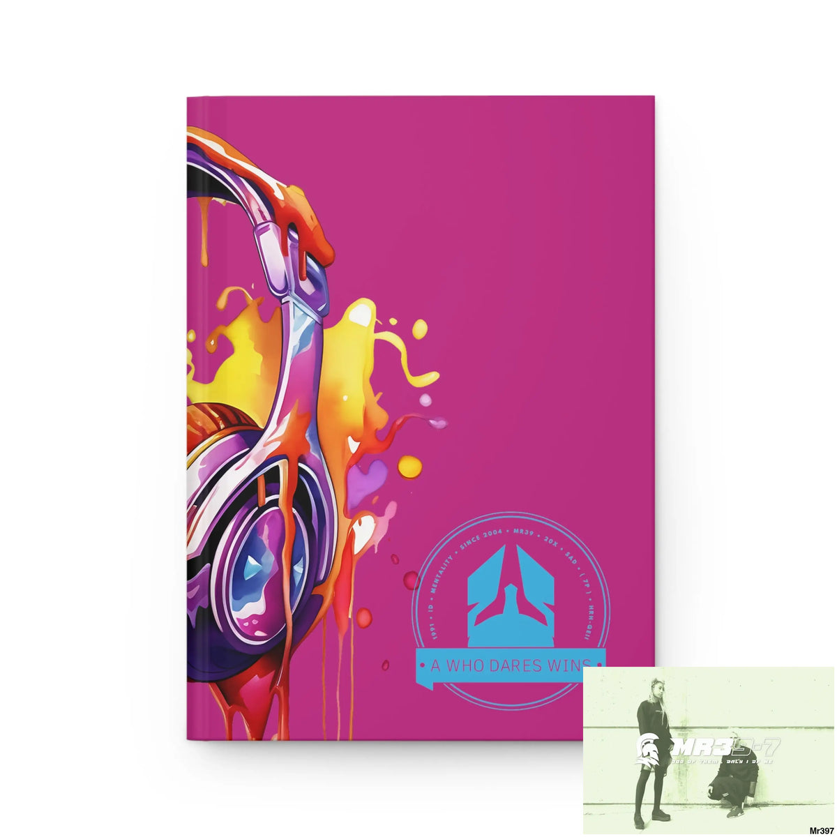 A1-Who Dares Wins Melting Headset Hardcover Journal Matte Journal Paper products
