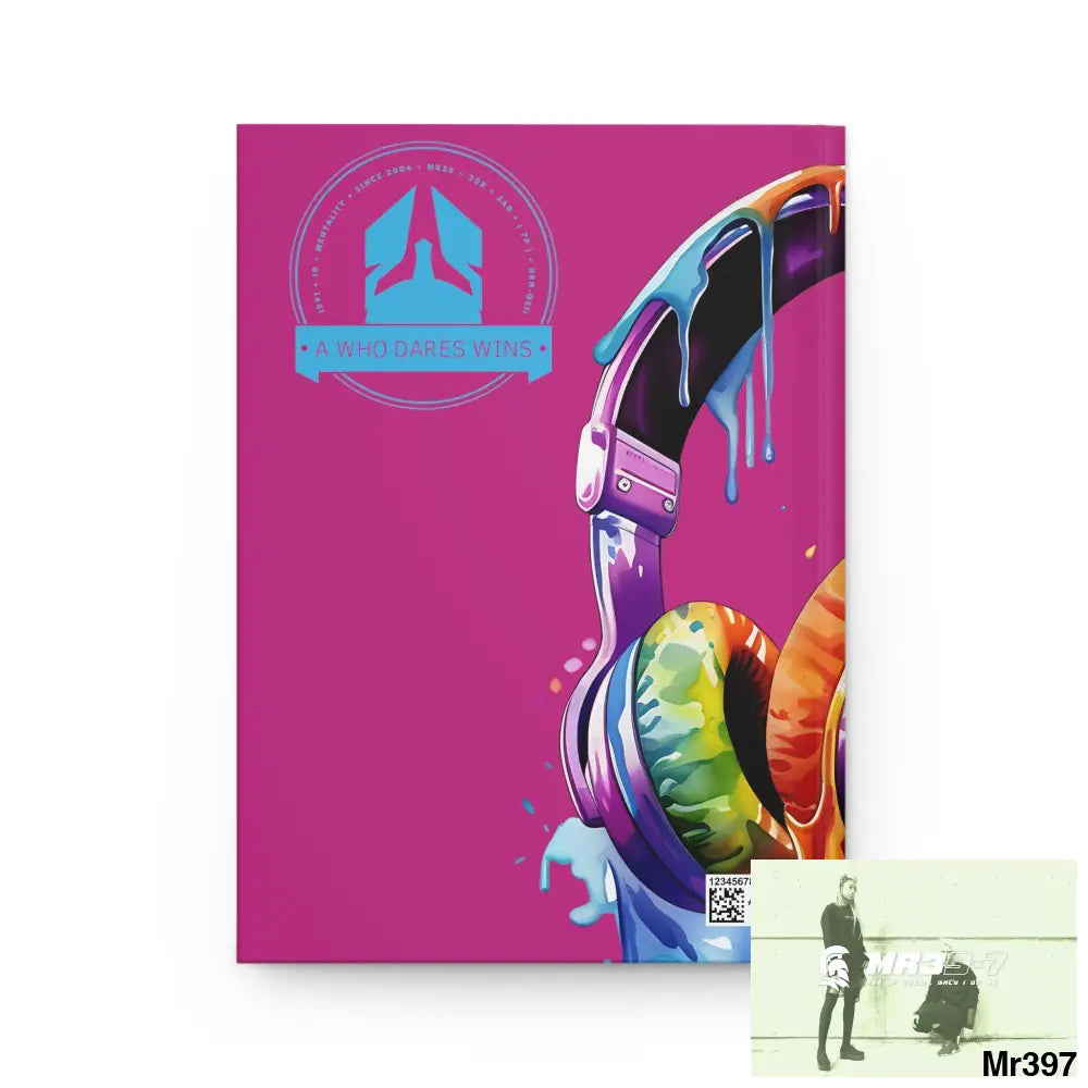 A1-Who Dares Wins Melting Headset Hardcover Journal Matte Journal Paper products