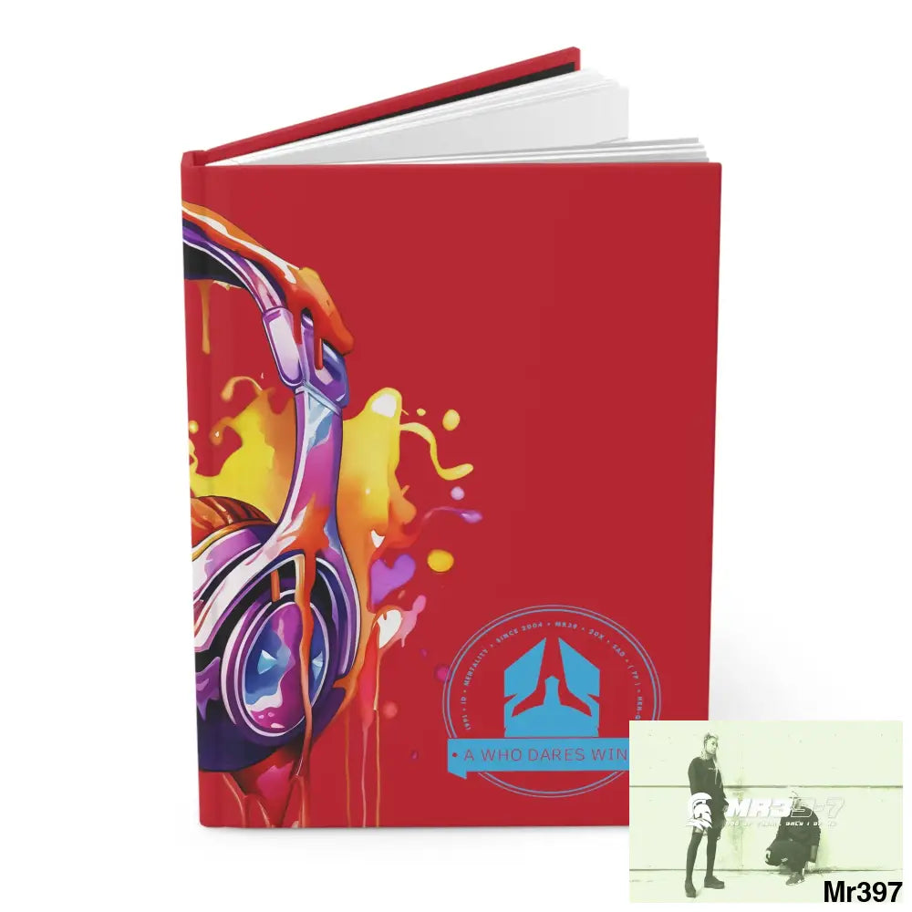 A1-Who Dares Wins Melting Headset Hardcover Journal Matte Journal Paper products