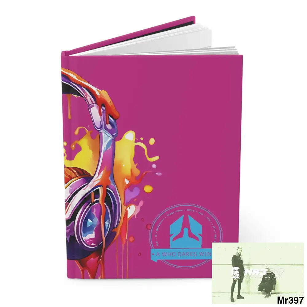 A1-Who Dares Wins Melting Headset Hardcover Journal Matte Journal Paper products