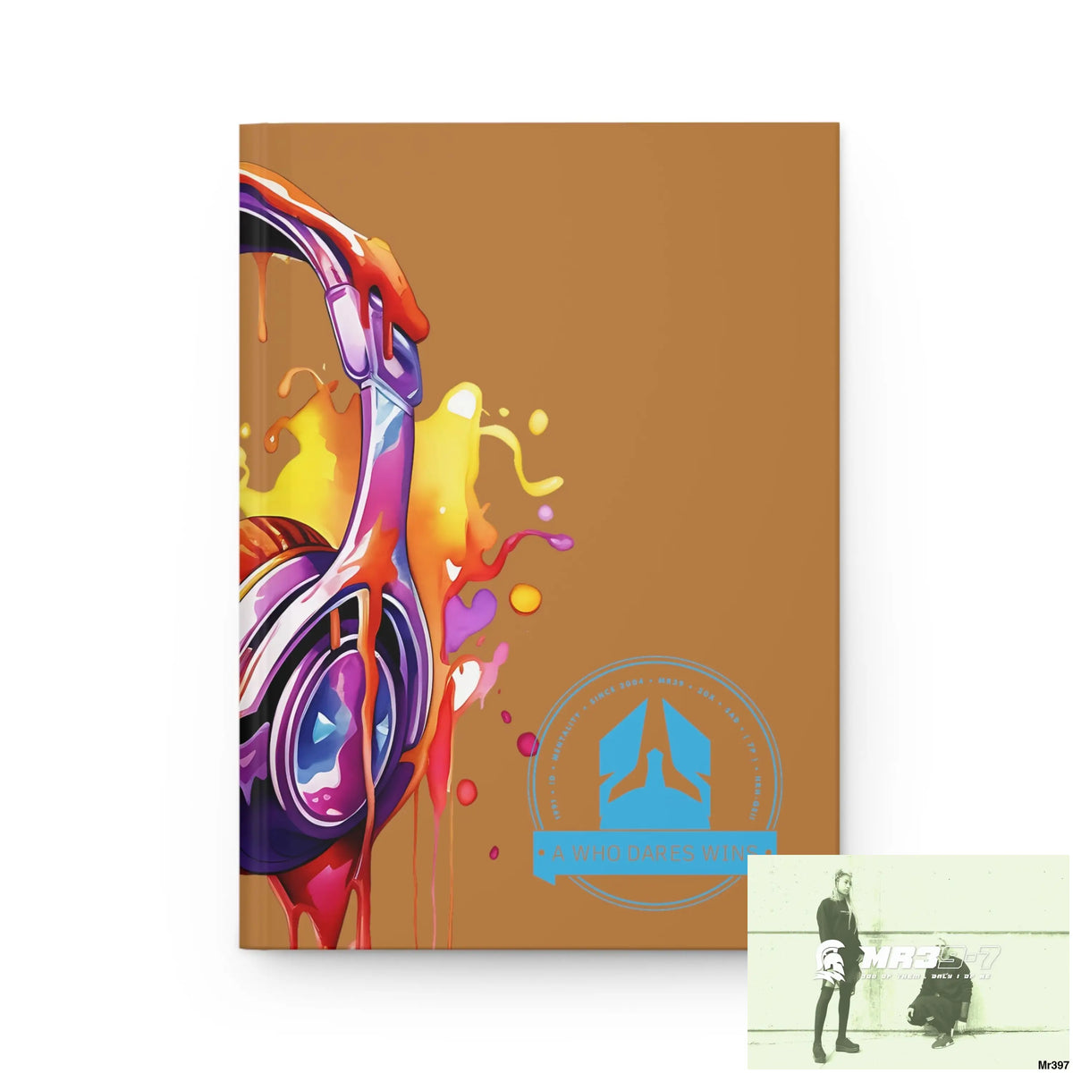 A1-Who Dares Wins Melting Headset Hardcover Journal Matte Journal Paper products
