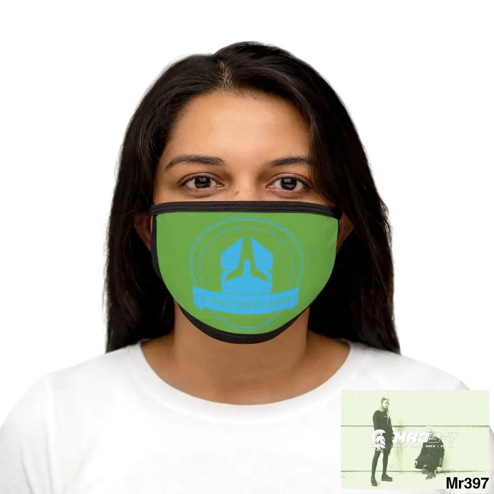 A1 Who Dares Wins Mixed-Fabric Face Mask One size Accessories