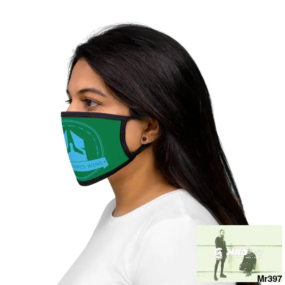 A1 Who Dares Wins Mixed-Fabric Face Mask One size Accessories