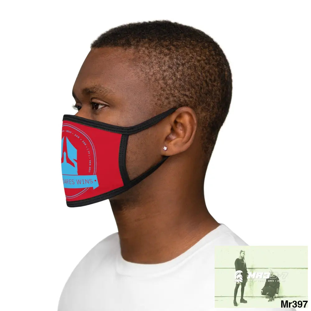 A1 Who Dares Wins Mixed-Fabric Face Mask One size Accessories
