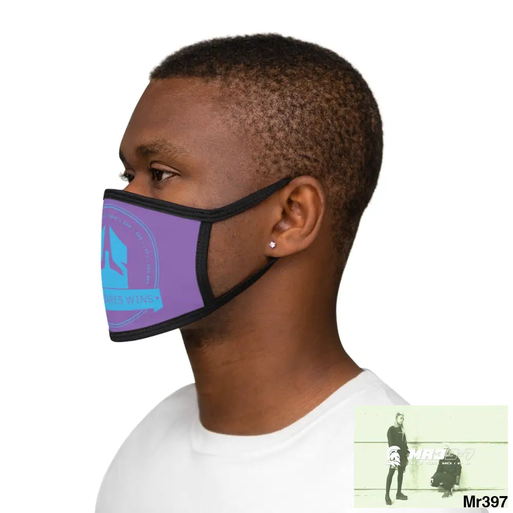 A1 Who Dares Wins Mixed-Fabric Face Mask One size Accessories