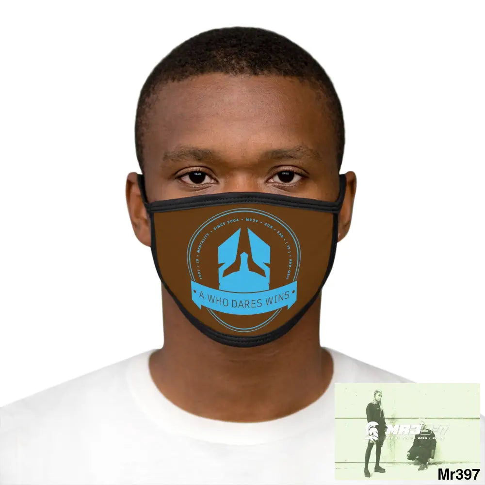 A1 Who Dares Wins Mixed-Fabric Face Mask One size Accessories