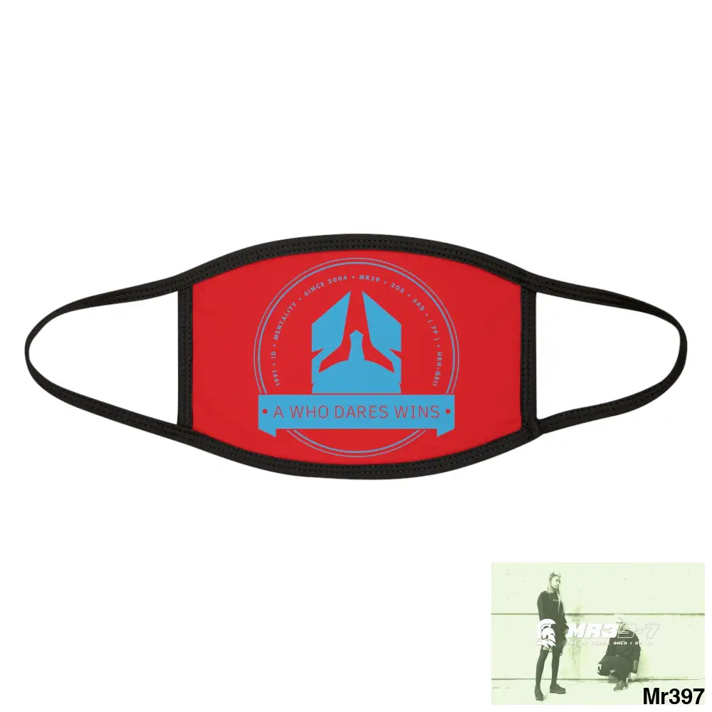 A1 Who Dares Wins Mixed-Fabric Face Mask One size Accessories